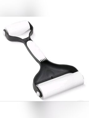 Pampered Chef Baker’s Roller Pastry Rolling Pin Pizza Dough with Tool NEW
